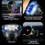 Qi2.2 MagSafe対応 強磁力 車載ホルダー PD25W 快速充電器 Qi2.2 ワイヤレス充電器 MagSafe車載充電器 角度自由調節
