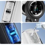 2026 new小型扇風機 100段高速大風量 携帯扇風機 携帯扇風機 4000mAh内臓バッテリー ミニ扇風機 ハンディファン