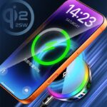 車載ホルダー ワイヤレス充電器 Qi2.2認証 PD25W急速充電 車載ホルダー 冷却ファン内蔵 マグネット式 スマホホルダー 車載充電器 iPhone Android 対応 SKU:AC3302026009 - 画像 (9)