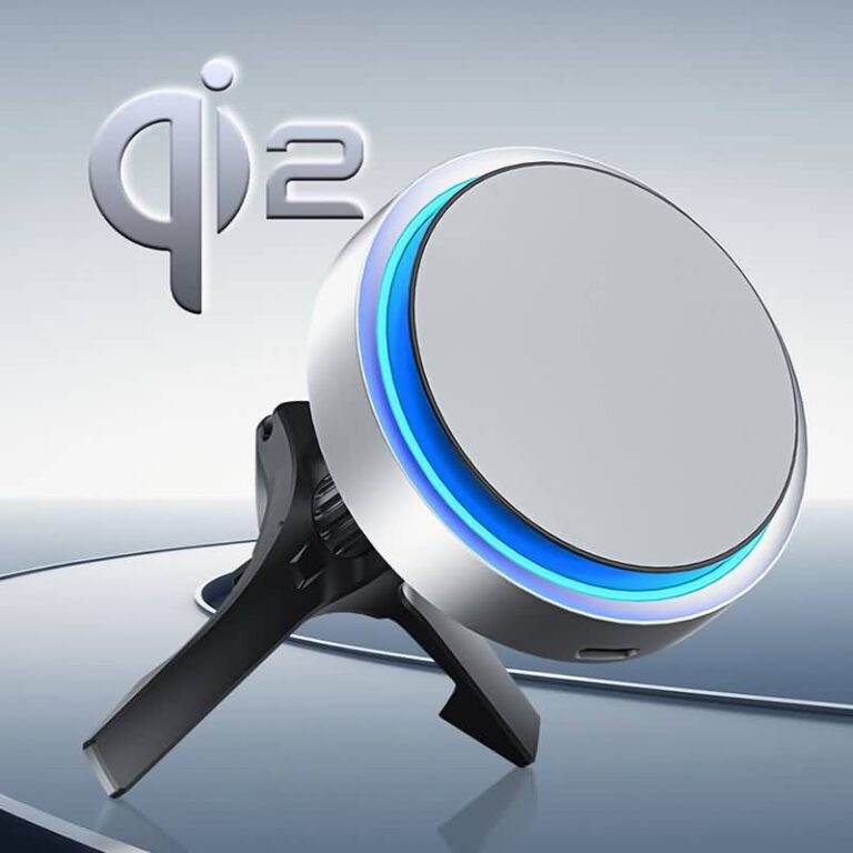 車載ホルダー ワイヤレス充電器 Qi2認証 PD15W急速充電 車載ホルダー 冷却ファン内蔵 マグネット式 スマホホルダー
