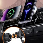 車載ホルダー ワイヤレス充電器 Qi2認証 PD15W急速充電 車載ホルダー 冷却ファン内蔵 マグネット式 スマホホルダー