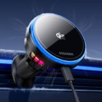 車載ホルダー ワイヤレス充電器 Qi2.2認証 PD25W急速充電 車載ホルダー 冷却ファン内蔵 マグネット式 スマホホルダー 車載充電器