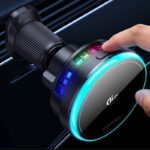 車載ホルダー ワイヤレス充電器 Qi2.2認証 PD25W急速充電 車載ホルダー 冷却ファン内蔵 マグネット式 スマホホルダー 車載充電器
