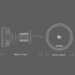 車載ホルダー ワイヤレス充電器 Qi2.2認証 PD25W急速充電 車載ホルダー 冷却ファン内蔵 マグネット式 スマホホルダー 車載充電器