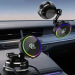 真空吸着式スマホスタンドマグネット式 Qi2.2 ワイヤレス充電対応 25W急速充電 車載ホルダー ワイヤレス充電器 スマホホルダー