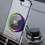 真空吸着式スマホスタンドマグネット式 Qi2.2 ワイヤレス充電対応 25W急速充電 車載ホルダー ワイヤレス充電器 スマホホルダー