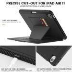 iPad Air 11 (2025）背面型ケース スタンド機能 PC+TPU アップル アイパッド 背面型ケース カバー iPad ケース iPad 11th 2025 ケース