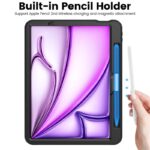 iPad Air 11 (2025）背面型ケース スタンド機能 PC+TPU アップル アイパッド 背面型ケース カバー iPad ケース iPad 11th 2025 ケース