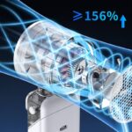 扇風機 ハンディファン 冷却プレート 卓上扇風機 5段階調整可能 瞬間冷却 バッテリー容量