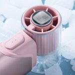 2026 new 扇風機 ハンディファン 冷却プレート 卓上扇風機 5段階調整可能 瞬間冷却 バッテリー容量 4000mAh 手持ち扇風機付ポータブル扇風機