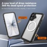 iPhone17 shellbox PC+TPU+PETケース magsafe対応ケース iPhone17 pro 防水カバー IPX68防水 TPUケース 全面保護