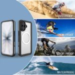 iPhone17 shellbox PC+TPU+PETケース magsafe対応ケース iPhone17 pro 防水カバー IPX68防水 TPUケース 全面保護