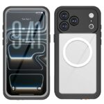 iPhone17 shellbox PC+TPU+PETケース magsafe対応ケース iPhone17 pro 防水カバー IPX68防水 TPUケース 全面保護