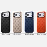 iPhone17 合成革 背面型 ケース