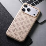 iPhone17 合成革 背面型 ケース