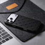 iPhone17 合成革 背面型 ケース