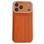 iPhone17 合成革 背面型 ケース magsafe対応ケース