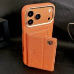 iPhone17 合成革 背面型 ケース magsafe対応ケース