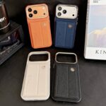 iPhone17 合成革 背面型 ケース magsafe対応ケース