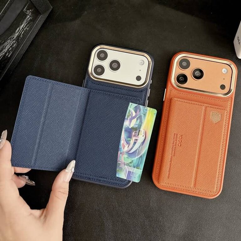 iPhone17 合成革 背面型 ケース magsafe対応ケース