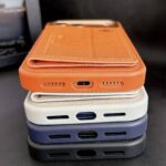 iPhone17 合成革 背面型 ケース magsafe対応ケース