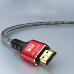 8K対応 HDMIケーブル HDMI2.1対応 ケーブル 編み込み 高耐久タイプ ゲームにも最適 超高速伝送 8K@60Hz 1m/1.5m/1.8m/2m/3m