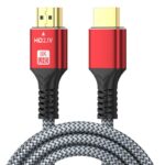 8K対応 HDMIケーブル HDMI2.1対応 ケーブル 編み込み 高耐久タイプ ゲームにも最適 超高速伝送 8K@60Hz 1m/1.5m/1.8m/2m/3m