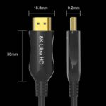 HDMIケーブル 光ファイバー 8K60Hz 4K120Hz画像対応の光ファイバー HDMIケーブル1m/2m/3m/5m HDMIケーブル