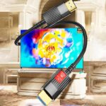 HDMIケーブル 光ファイバー 8K60Hz 4K120Hz画像対応の光ファイバー HDMIケーブル