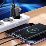 PD240W 3in2マルチ充電ケーブル USB 充電ケーブル ライトニング ケーブル 1.3m/2.0m 急速充電対応 ケーブル