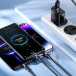 PD240W 3in2マルチ充電ケーブル USB 充電ケーブル ライトニング ケーブル 1.3m/2.0m 急速充電対応 ケーブル