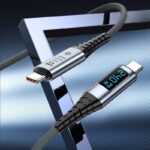 USB4 ケーブル PD240W対応 2m/1.2m/1.5m Type-C 8K 60Hz ケーブル LEDデジタル電源表示 Type-c ケーブル
