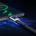 USB4 ケーブル PD240W対応 2m/1.2m/1.5m Type-C 8K 60Hz ケーブル LEDデジタル電源表示 Type-c ケーブル