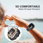 アップルウォッチ バンド Apple watch 46mm 一体型バンド メタル ケース 保護ケース 一体型 高級 Apple Watch 9/8/7/6/SE【44/45mm通用】