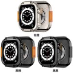 AppleWatch S11/S10 42/46mm アップルウォッチ 専用 ケース TPU+亜鉛合金 構造 AppleWatch 46mm 保護ケース 着装まま充電可能