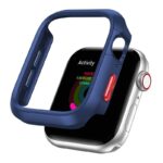 Apple watch ケース PC バンパーケース apple watch カバー アップルウォッチ カバー 42mm 46mm 40mm 44mm 41mm 45mm 赤ボタン／オレンジボタン