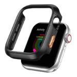Apple watch ケース PC バンパーケース apple watch カバー アップルウォッチ カバー 42mm 46mm 40mm 44mm 41mm 45mm 赤ボタン／オレンジボタン