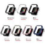 Apple watch ケース PC バンパーケース apple watch カバー アップルウォッチ カバー 42mm 46mm 40mm 44mm 41mm 45mm 赤ボタン／オレンジボタン