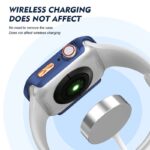 Apple watch ケース PC バンパーケース apple watch カバー アップルウォッチ カバー 42mm 46mm 40mm 44mm 41mm 45mm 赤ボタン／オレンジボタン