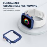 Apple watch ケース PC バンパーケース apple watch カバー アップルウォッチ カバー 42mm 46mm 40mm 44mm 41mm 45mm 赤ボタン／オレンジボタン