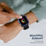 Apple watch ケース PC バンパーケース apple watch カバー アップルウォッチ カバー 42mm 46mm 40mm 44mm 41mm 45mm 赤ボタン／オレンジボタン