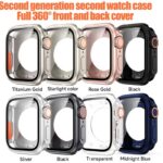 アップルウォッチカバー 360°前後全面保護 apple watch カバー 42mm 46mm 40mm 44mm 41mm 45mmシリーズ a