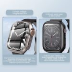 アップルウォッチカバー 360°前後全面保護 apple watch カバー 42mm 46mm 40mm 44mm 41mm 45mmシリーズ a