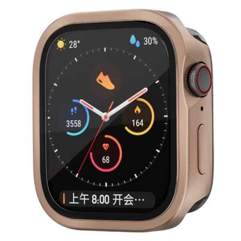 AppleWatch S11/S10 42/46mm アップルウォッチ 専用 ケース TPU+アルミニウム合金+ガラスフィルム構造