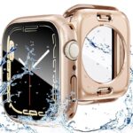 アップルウォッチカバー 360°前後全面保護 アップルウォッチカバー 防水 仕様 apple watch カバー 42mm 46mm 40mm 44mm 41mm 45mmシリーズ apple watch カバー
