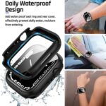 アップルウォッチカバー 360°前後全面保護 アップルウォッチカバー 防水 仕様 apple watch カバー 42mm 46mm 40mm 44mm 41mm 45mmシリーズ apple watch カバー