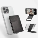 iPhone・スマホ 通用Magsafe対応ケース 強力磁 ケース 角度調節可能 折れ畳式 カード収納可能 ケース magsafe対応収納ケース
