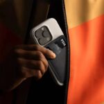 iPhone・スマホ 通用Magsafe対応ケース 強力磁 ケース 角度調節可能 折れ畳式 カード収納可能 ケース magsafe対応収納ケース