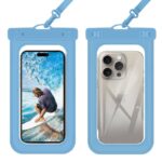 防水ポーチ スマホ防水 ケース IPX8防水規格 PVC製 携帯防水ケース 完全防水ケース 7.0インチまで対応可能