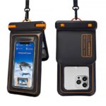 防水ポーチ スマホ防水 ケース IPX8防水規格 PVC製 携帯防水ケース 完全防水ケース 7.5インチまで対応